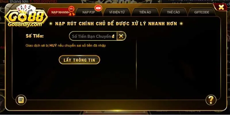 Các bước thực hiện giao dịch tài chính nhanh gọn