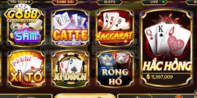 Các đối tác cung cấp dịch vụ giải trí thẻ bài